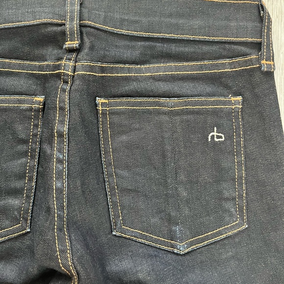 Rag & Bone skinny dark resin wash Harrow MSRP$218 - Picture 7 of 8